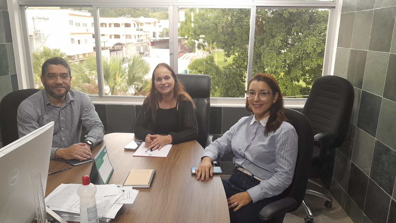 Câmara de Laranja da Terra recebe equipe  da EDP 